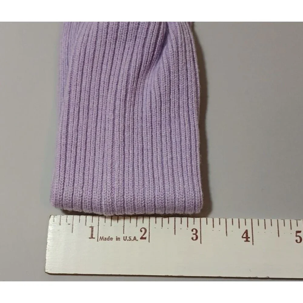 Women’s Thermal Head Band Ear Cover Fleece Winter Head Ear Warmer Lilac Purple